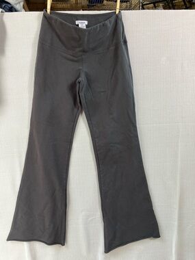 Garage Women's Wide Leg Yoga Pants in Dark Gray